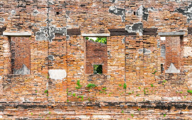 Mooie oude architectuur historische van Ayutthaya in Thailand