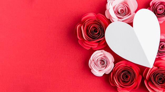Mooie Valentijnsdag concept met rozen