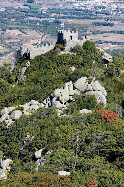 Gratis foto mouros-kasteel, sintra, portugal