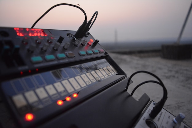 Gratis foto muziek controller voorgrond