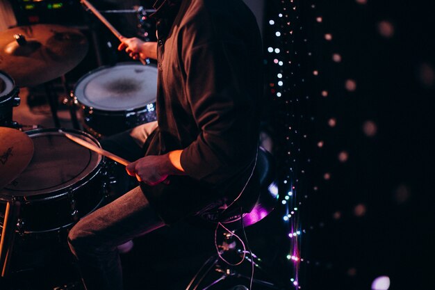 Muziekinstrumenten op een feestje