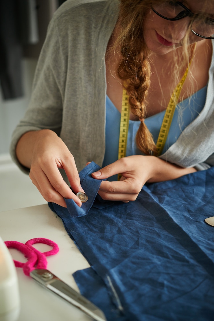 Gratis Foto naaien knoppen op doek
