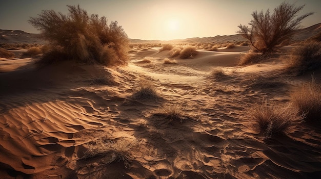 Natuur woestijnlandschap achtergrond