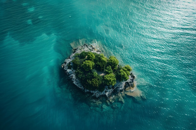 Gratis foto natuurlandschap met een idyllisch uitzicht op het water