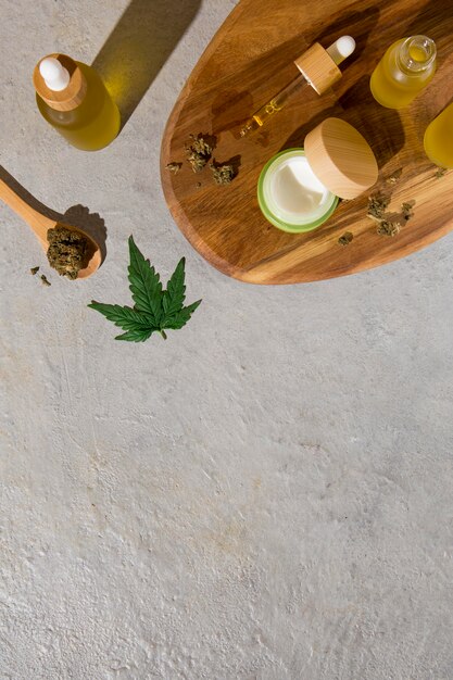 Natuurlijke samenstelling van cbd-oliedruppelaars