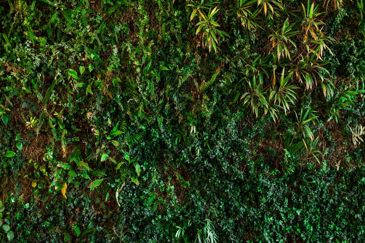 Gratis Foto natuurlijke textuur met verscheidenheid aan planten