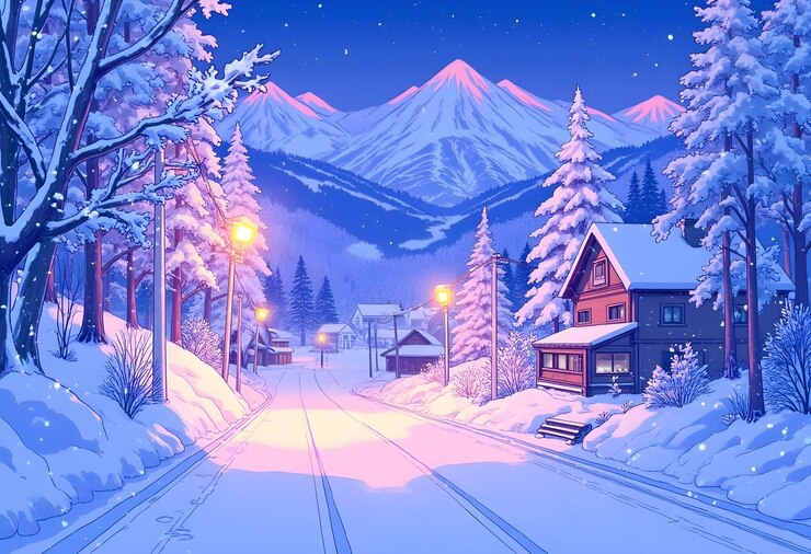 Gratis Foto natuurlijke winterillustratie