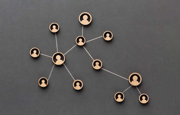Gratis Foto netwerkconcept stilleven arrangement