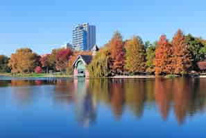 Gratis foto new york city central park herfst