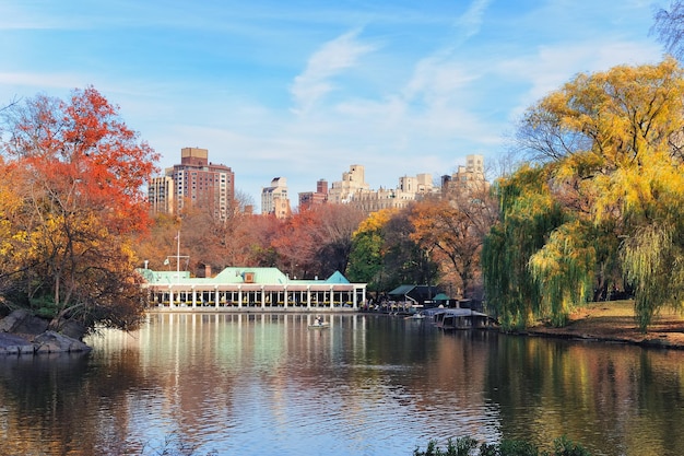 New York City Central Park in de herfst