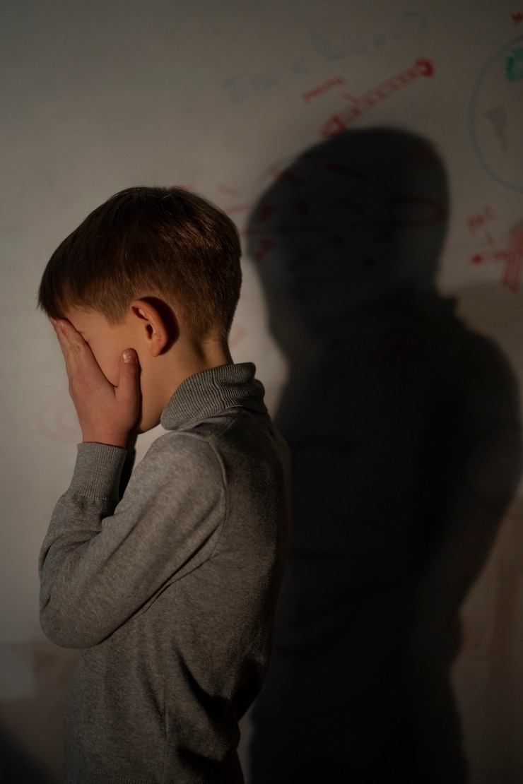 Gratis Foto niet-explicit beeld van kindermishandeling