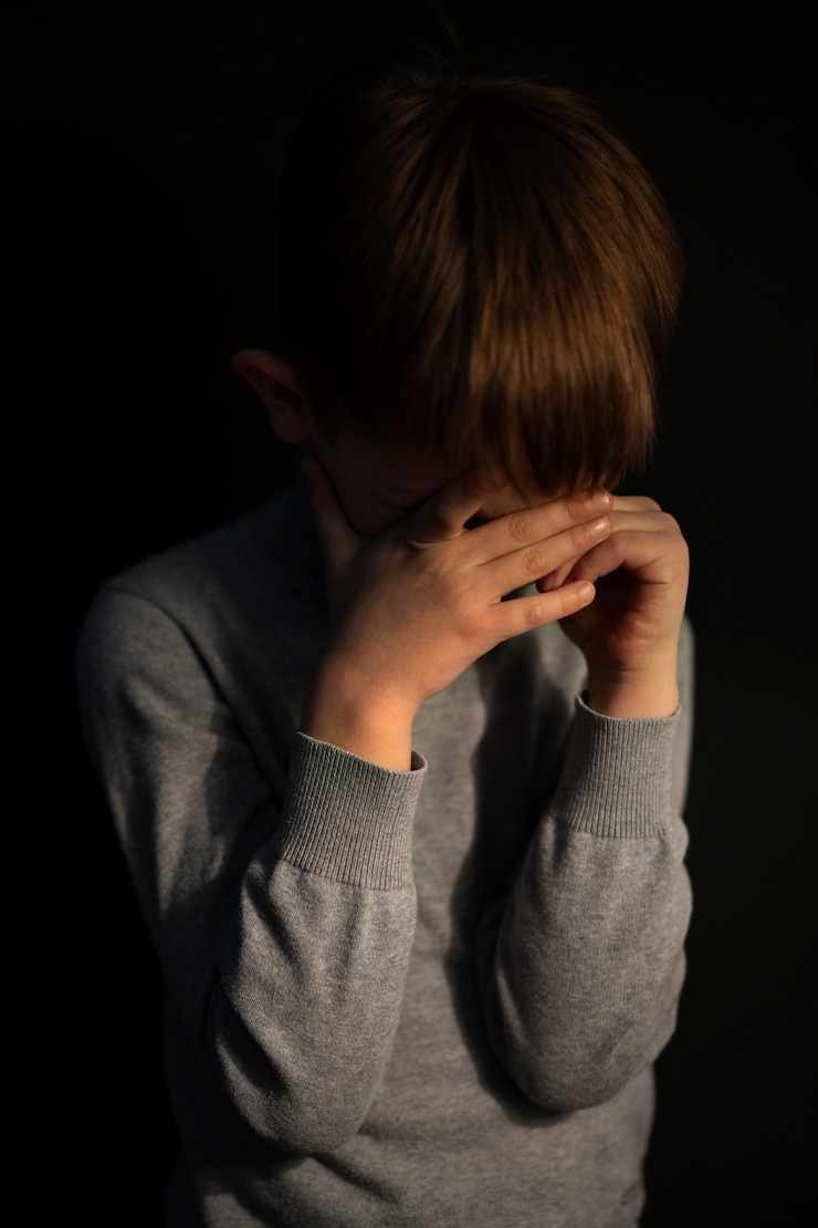 Gratis Foto niet-explicit beeld van kindermishandeling