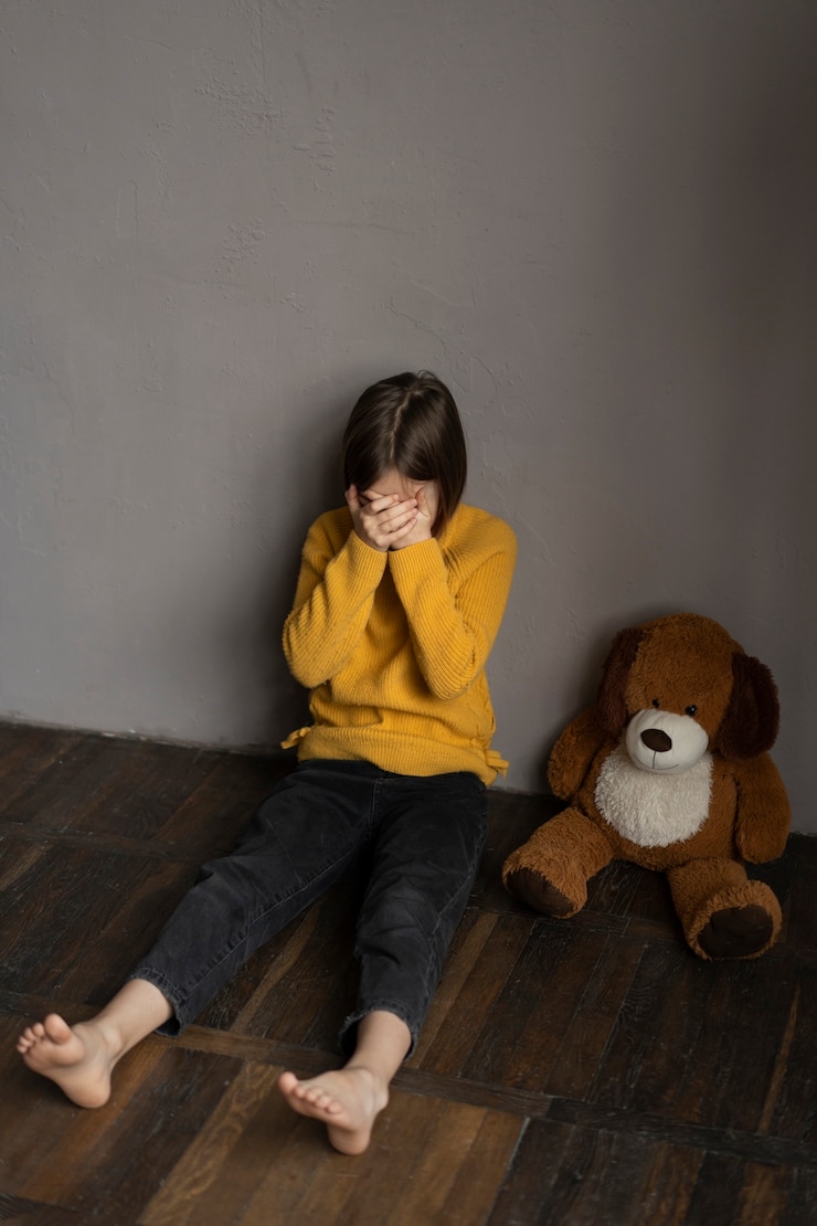 Gratis Foto niet-explicit beeld van kindermishandeling