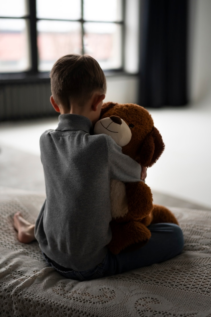 Gratis Foto niet-explicit beeld van kindermishandeling