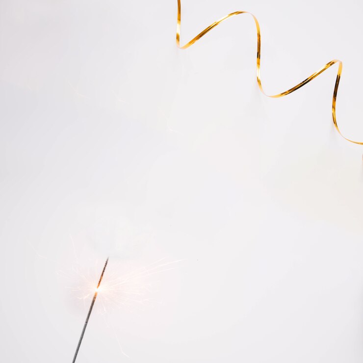 Gratis Foto nieuwe jaarachtergrond met gouden lint