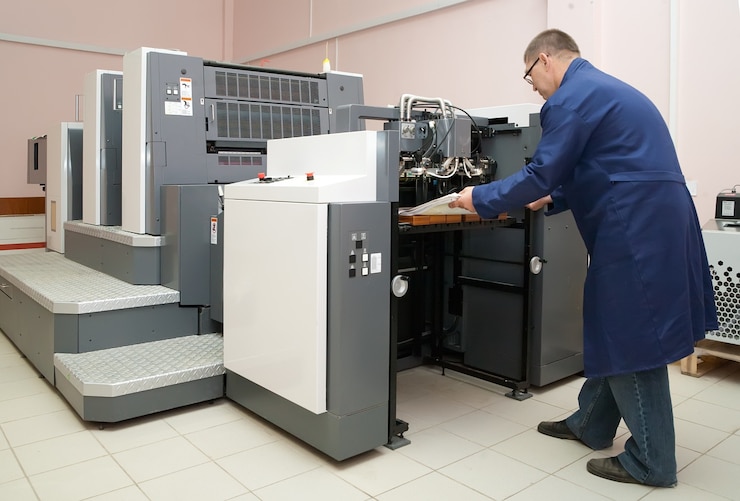 Gratis Foto offset printer