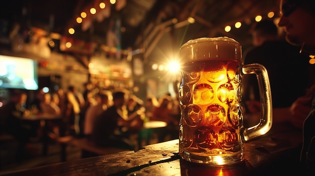 Oktoberfest viering met bier stilleven