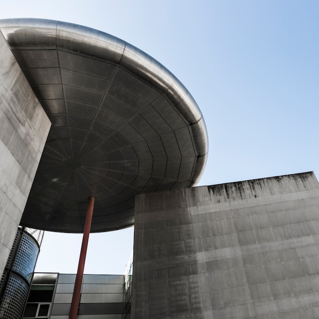 Onderaanzicht stad gebouw