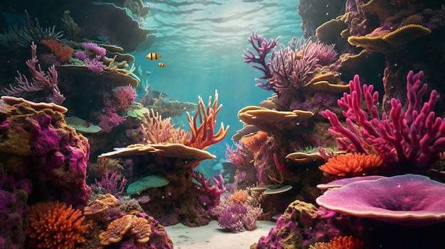 onderwater landschap