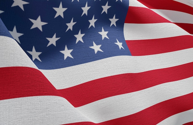 Gratis foto ons verkiezingenconcept met de vlag van amerika