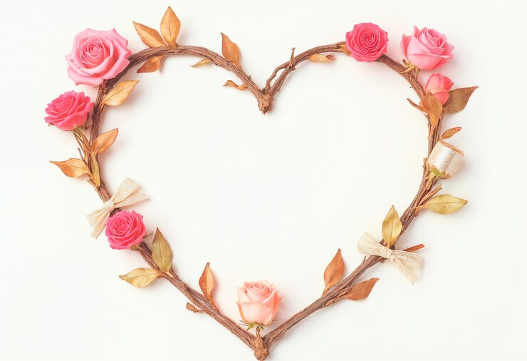 Gratis Foto ontwerp van het raam voor valentijnsdag