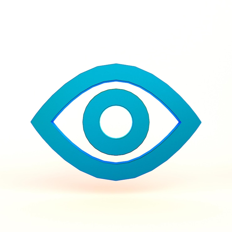 Gratis Foto oogpictogram voorzijde