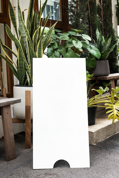 Opvouwbaar a-frame bord voor cafés en restaurants