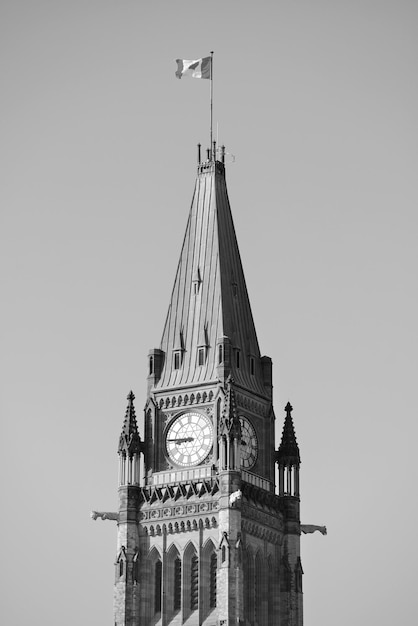 Ottawa parliament hill-gebouw