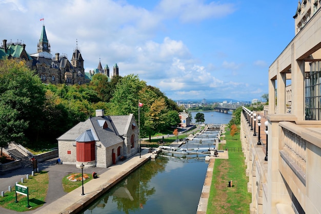 Gratis foto ottawa rideau-kanaal