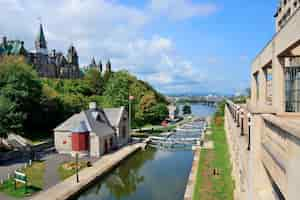 Gratis foto ottawa rideau-kanaal