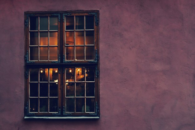 Oud huis ramen