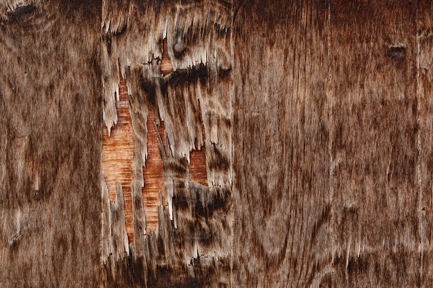 Oude en versleten houtsnippers