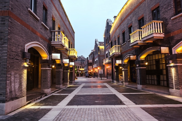 Oude grunge straat