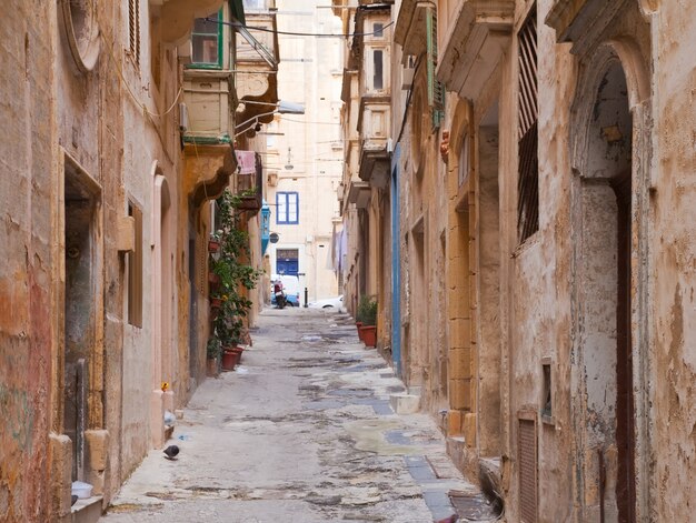 Oude straat van Valletta