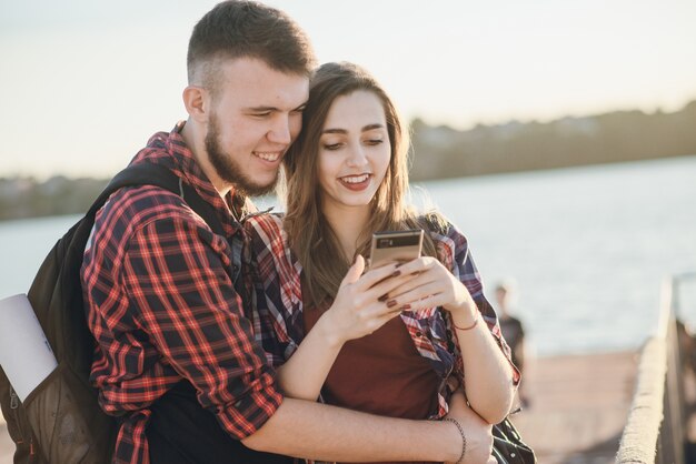 overhemd gezicht vriendje man vrouw