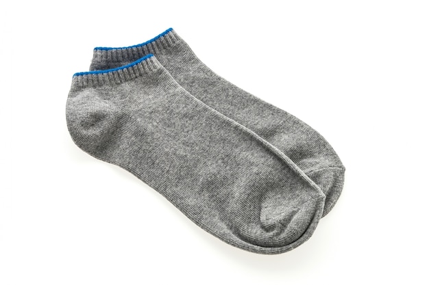 Paar grijze sokken