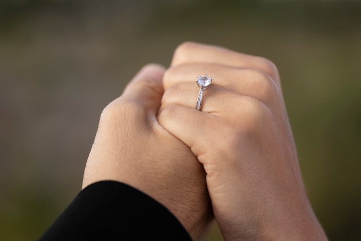 Gratis Foto paar samen verloving vieren