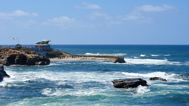 Pacifische kust in San Diego, Verenigde Staten