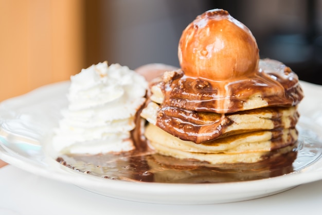 pannekoek van de chocolade