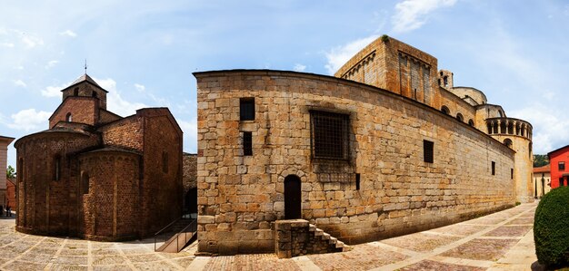 panorama van de kathedraal van Santa Maria d&#39;Urgell