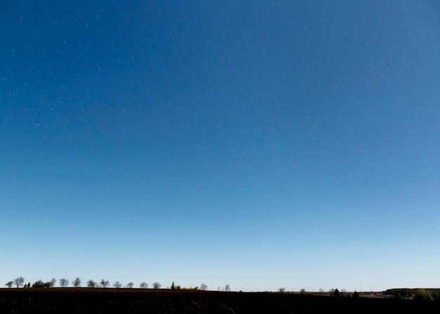 Gratis foto panoramisch zicht op de zonsondergang