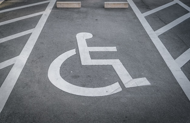 parkeren voor gehandicapten