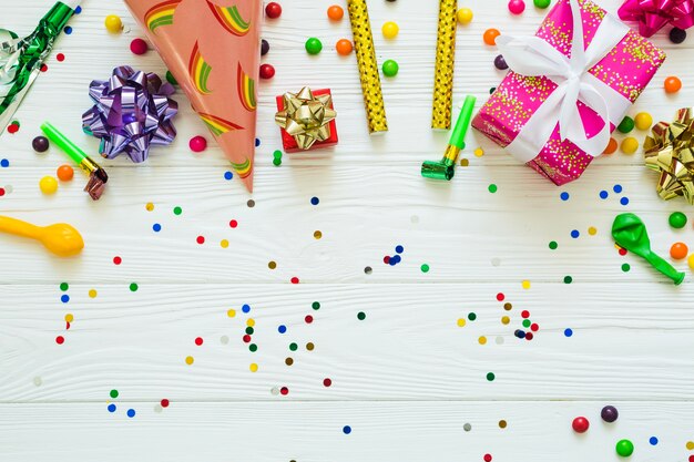 Party decoraties en confetti