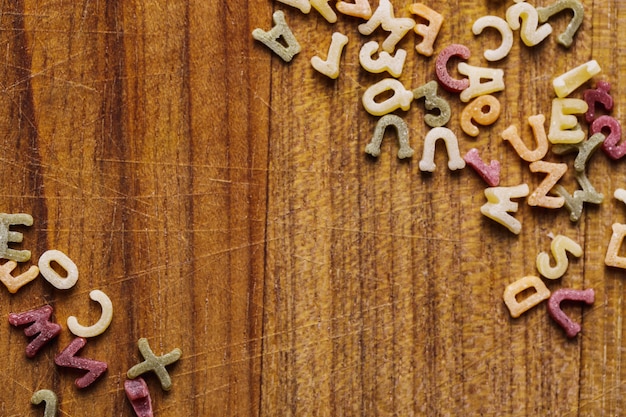 Gratis foto pasta letters