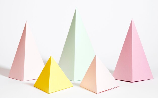 Pastel papier element collectie