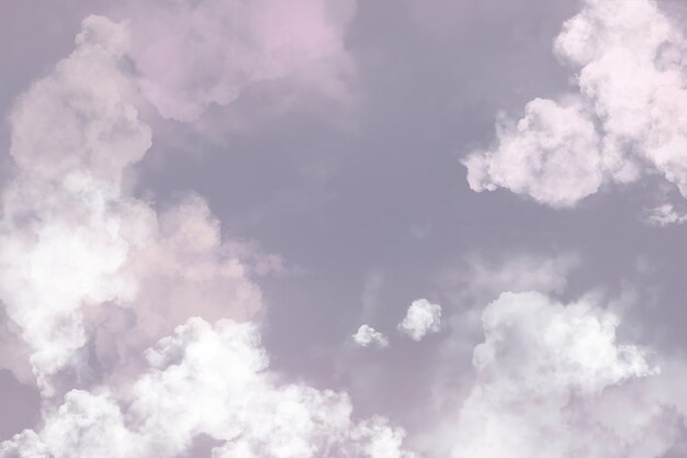 Pastelkleurige achtergrond met esthetische roze lucht