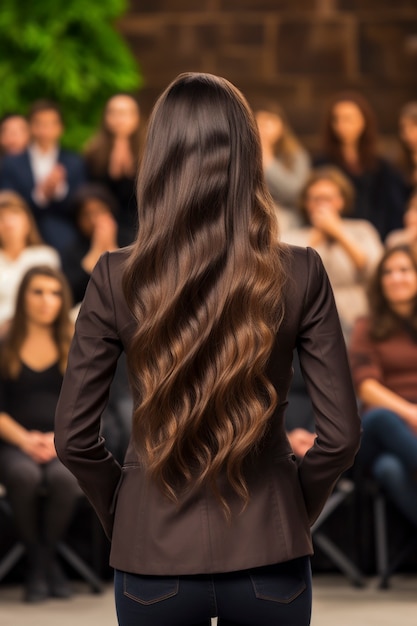 Gratis foto personen die deelnemen aan een evenement met een hoog protocol