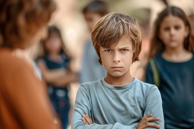 Pesten op school bij kinderen