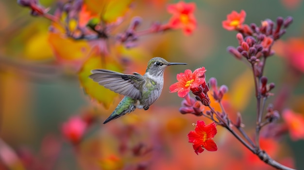 Gratis foto photorealistic view of beautiful hummingbird in its natural habitat