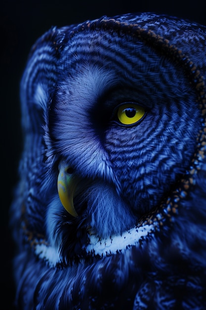 Gratis foto photorealistic view of owl bird at night